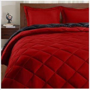 Set (King) Reversible BedComforter with 2 Pillow